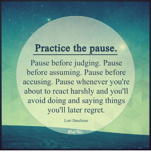 practice pause