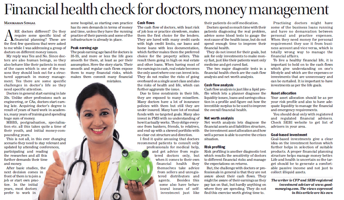 Financial Planning for doctors