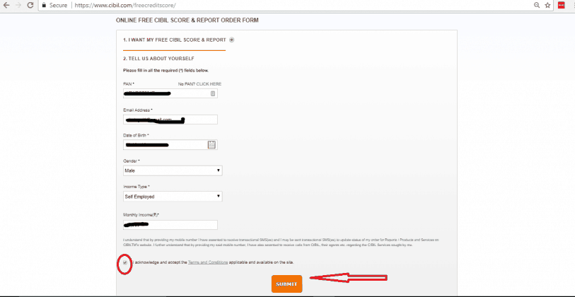 How to check cibil score online for FREE | Free Credit report