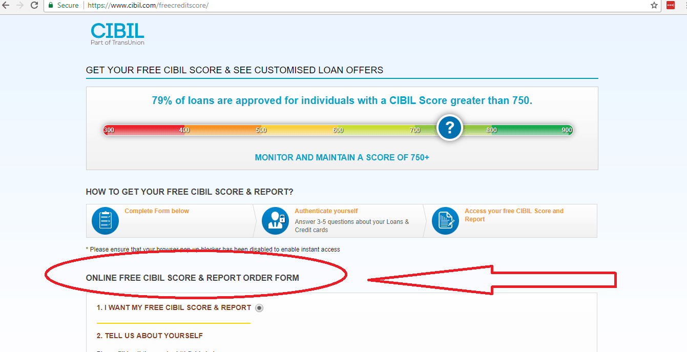How to check cibil score online for FREE Free Credit report
