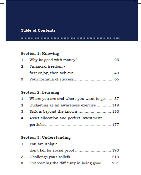 Personal finance book by manikaran singal