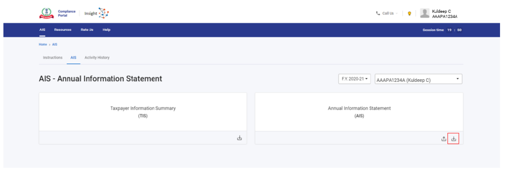 Download Annual Information System (AIS)